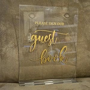 Wedding Signs with Stands - Set of 4